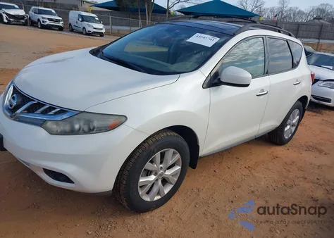 2012 Nissan Murano Sl from USA, damaged, VIN JN8AZ1MU1CW102071
